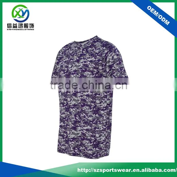 High Quality Sublimation Printing Polyester Unisex Sport Custom T-shirt photo-2