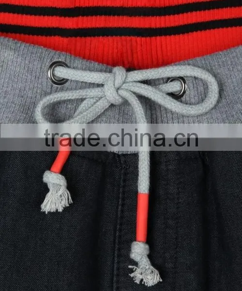 Guangzhou Garments Factory New Style Dark Blue 11 Years Old Jeans Trousers for Children photo-4