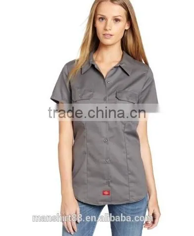 2016 Women's Short Sleeve Work Shirt photo-3