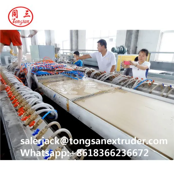 China Top5 WPC PVC Hollow Door Board Extrusion Line photo-4