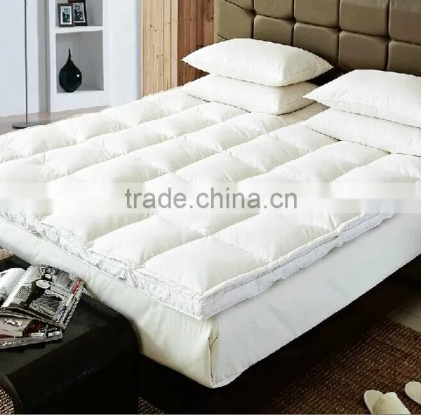 Duck Down Feather Hotel Bedding Down Mattress Protector Topper photo-2