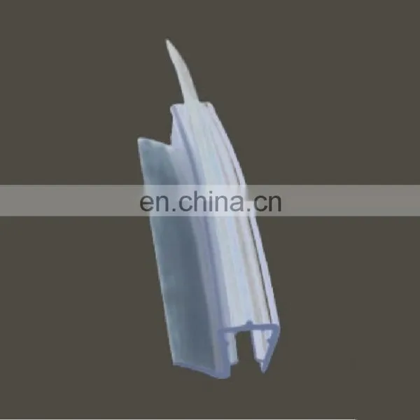 PVC Shower Door Waterproof Strip for the Bottom of the 6mm, 8cm and 10cm Glass Doors