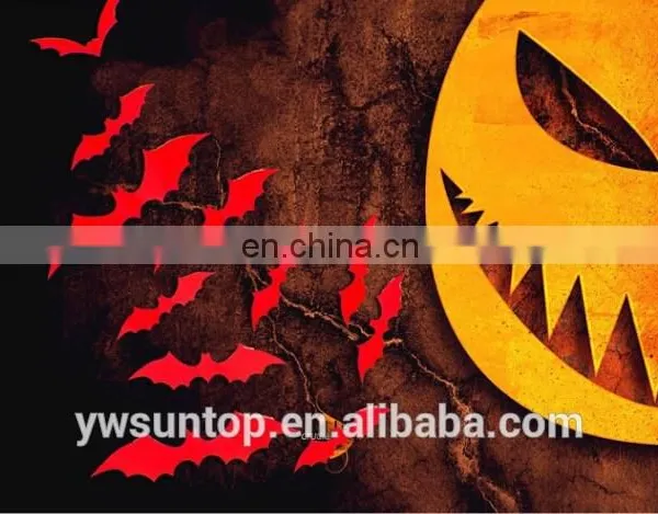 3D Halloween Theme Bats Window/Wall Sticker Halloween Decoration Home Decoration photo-2