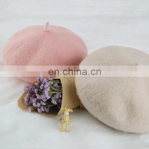 High Quality Wholesale Ladies Wool Felt Berets photo-2