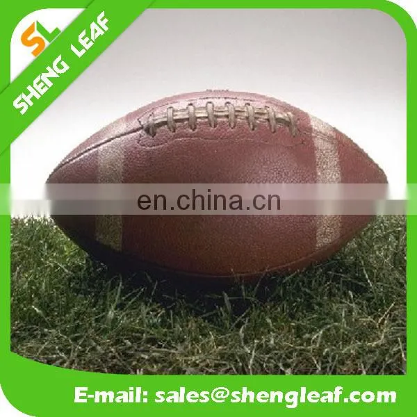 Standard Size and Weight Machine Sewn Cured Rubber Rugby Ball photo-3
