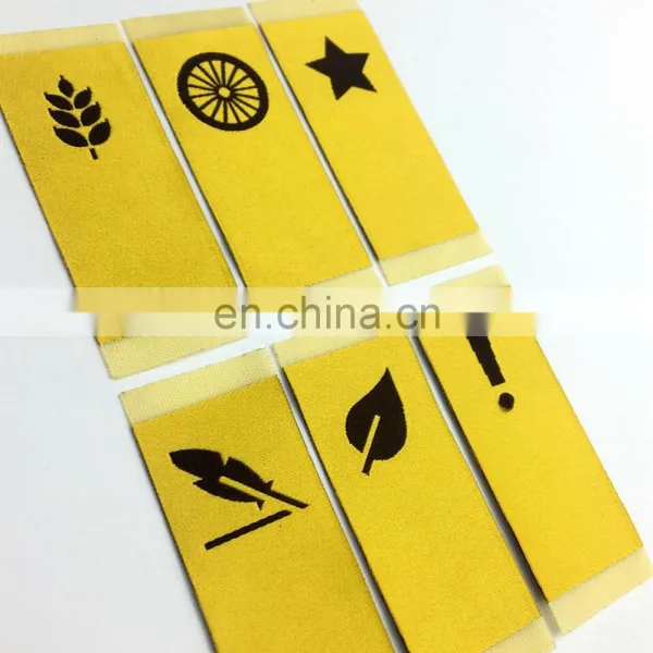Custom Design Oblong Cheap Price Printed Clothing Logo Label photo-3
