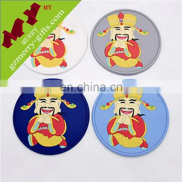 Different Shapes Rubber Coaster / Silicone Coaster Wholesale photo-3