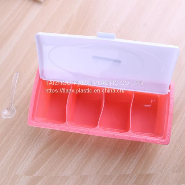 PLASTIC CHEAP SEASONING BOX SPICE BOX photo-4
