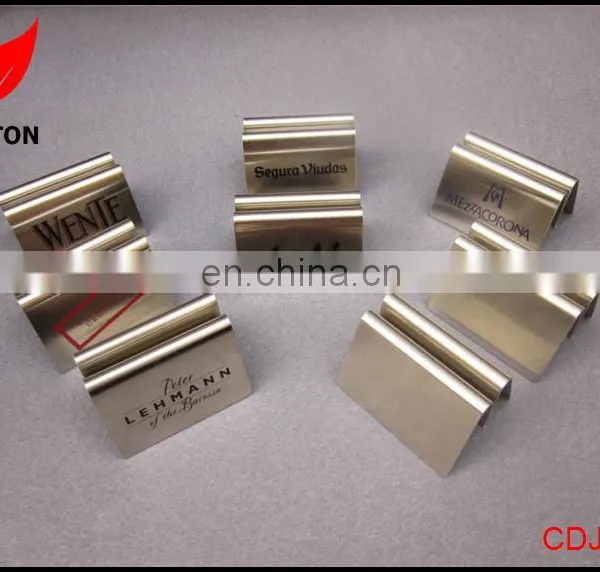 Factory Custom Stainless Steel Menu Holder photo-6