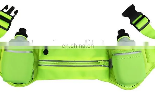 Wholesale Outdoors Sports Waist Bag Neoprene Running Belts With Reflective Tape