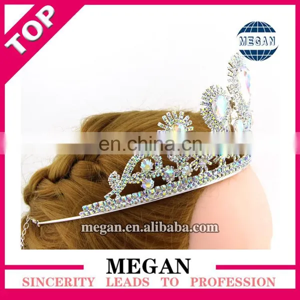 Cheap DMC Rhinestone Princess Pageant Crowns Wedding Formal Bride Crown photo-3
