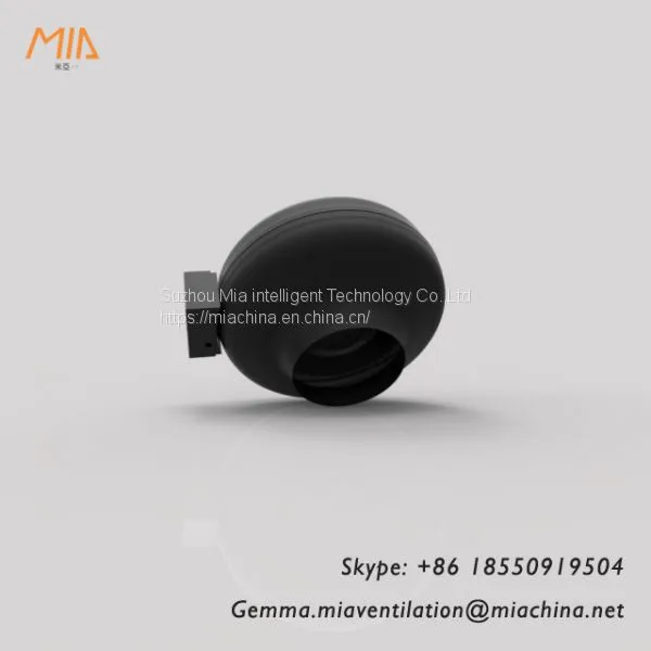 Mia Ck200 200mm Round Duct Fan Diameter Pipeline Blower Ac 230v/50hz Centrifugal Exhaust Fan 260cmh