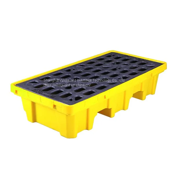 HDPE Spill Pallet Recycled Poly Drum Spill Containment Plastic Pallet for Chemical
