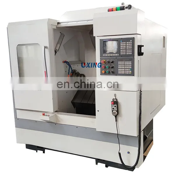 hi Precision Slant Bed Cnc Lathe Mill Live Tooling Milling Combo Turning Center Machine CK46D-8 photo-3