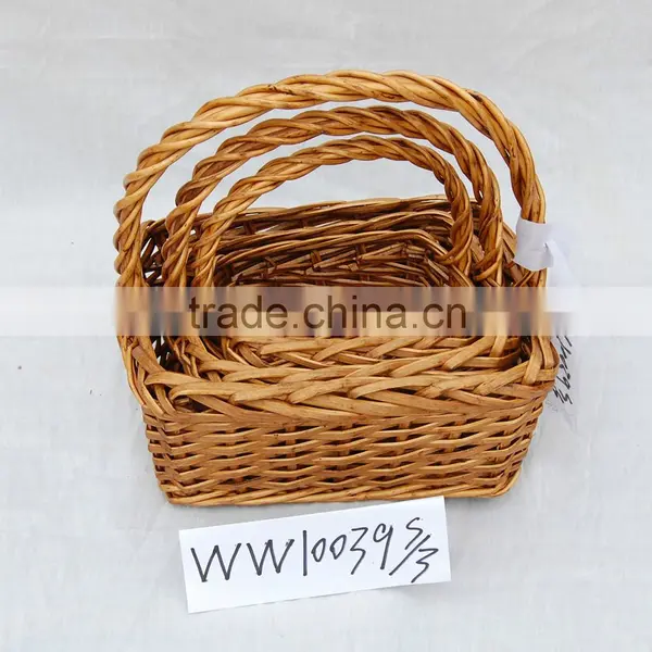 Rectangle Stock Wicker Basket