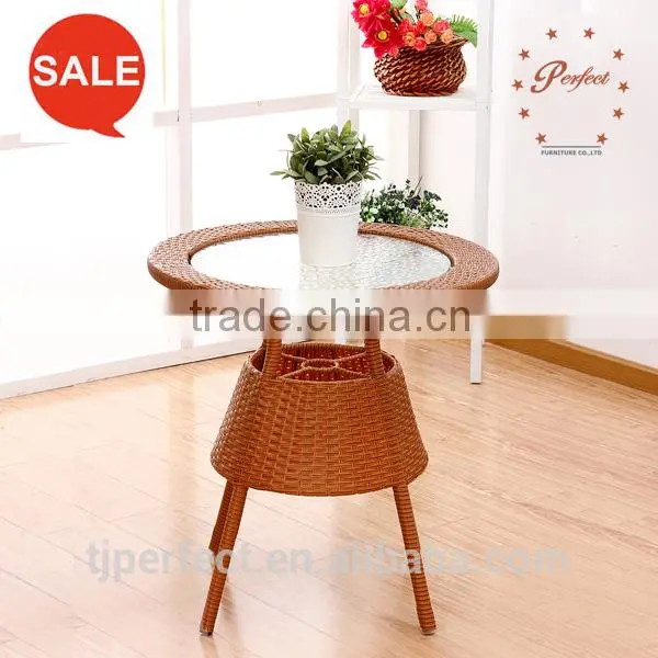 Hot Sale Buffet Rattan Patio Garden Furniture With Leisure Armchairs photo-4