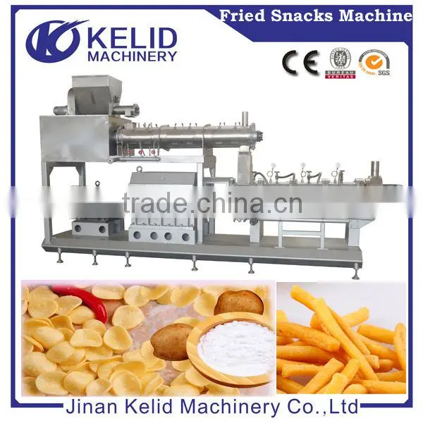 High Quality Extruded Wheat Flour Pellet 3D Snacks Machine photo-2