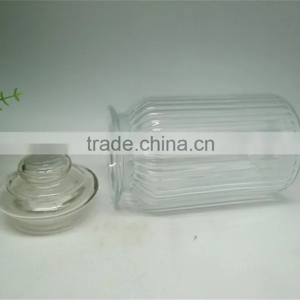 1300ml Glass Material Candy Jars With Glass Caps photo-4