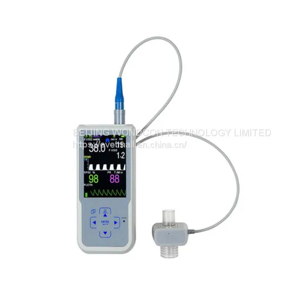 WMV650E Ветеринарный монитор SPO2 и ETCO2