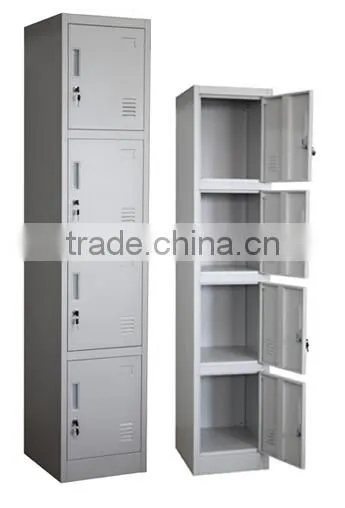 (DL-SL1) Foldable Single Unite 4 Door Employee Working Place Storage Steel Locker Cabinet photo-2