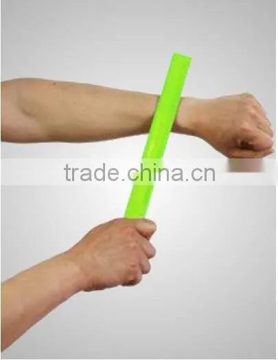 PVC Reflective Bracelet Slap Wrap photo-2