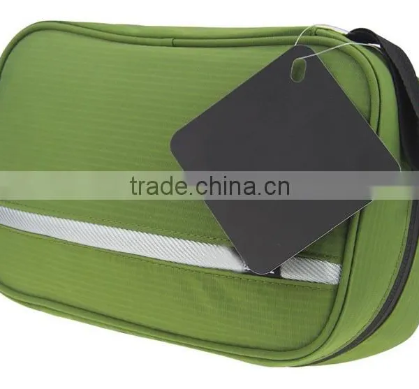 Wholesale Cheap Price Green Waterproof Toiletry Bag for Travel,high Quality Polyester Travel Wash Bag,custom Travel Toiletry Bag photo-3