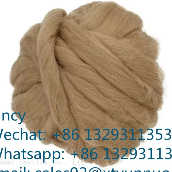 High Quality Many Colors Merino Wool Yarn for Giant Blanket Knitting photo-3