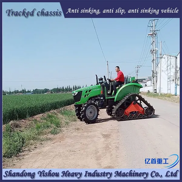 Customized Triangular Semi Chain Track for Tractor Anti Sinking in Paddy Fields photo-4