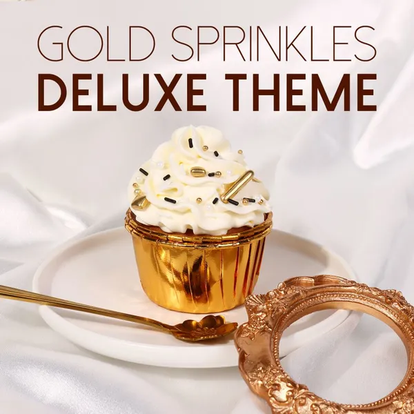 Luxury Party Cake Decorations Edible Gold Metallic Sprinkles for Bakery Decoration Ingredients photo-3