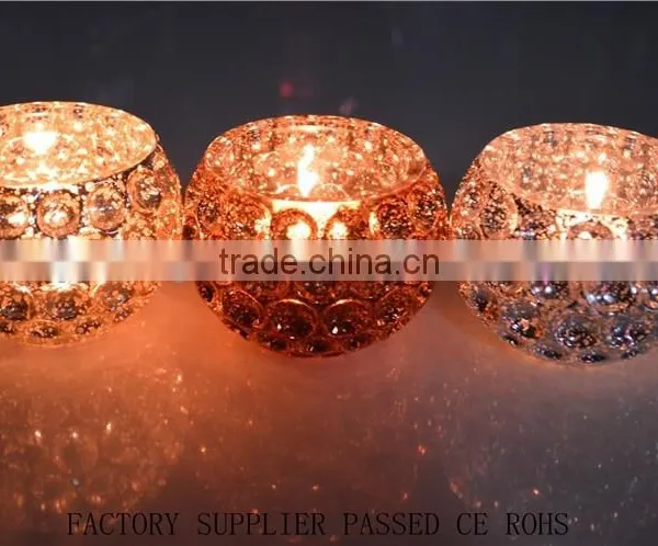 Online Shiny Gold Crystal Glass Candle Holders for Bar Deco Wedding Centerpieces Quality Choice photo-6