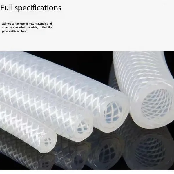 Silicone Rubber Fiber Braided Reinforced Hose, Silicone Braided Hose photo-4