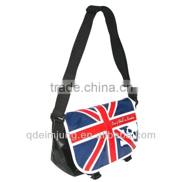 Lastest Style pu Flag Pattern Messenger Bag