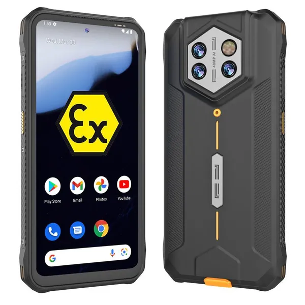 H68T Android 14 Анти-взрывной ПДА | Окта-ядерный 2.2ГГц, 8ГБ ОЗУ, 128ГБ ПЗУ | Прочный ПДА с защитой IP68 и соответствием MIL-STD-810G