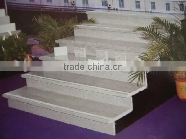 G603 Light Grey Cheap Natural Granite Popular Stairs Tread photo-2