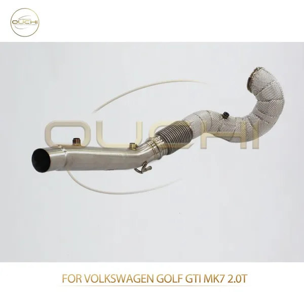 Stainless Steel Exhaust System Downpipe for Volkswagen Golf GTI MK6/Golf GTI MK7/7.5R TIG Manual Welding High-performance Automotive Exhaust Parts photo-3