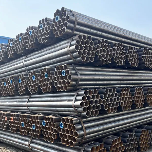SCH 40 SCH 80 ERW Black Carbon Steel Welded Round Pipe