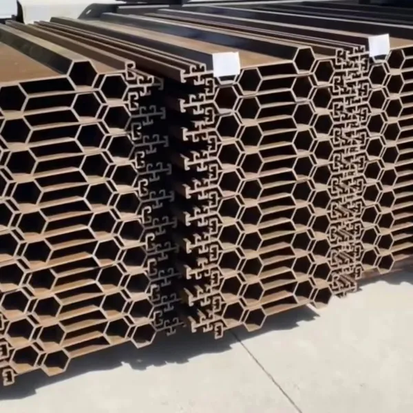 New Trend UV-Resistant Vinyl Seawall Panels Sheet Piling PVC Sheet Pile for Construction