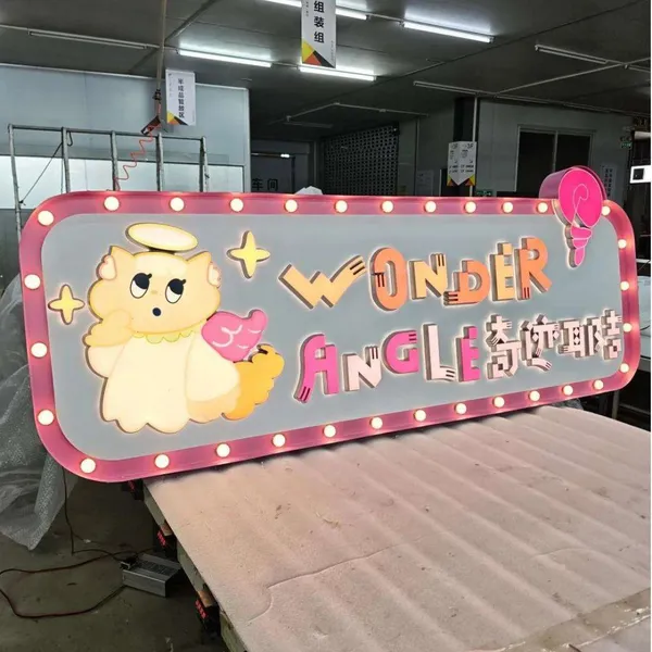 Custom 3d Illuminated Stainless Steel & Acrylic Led Channel Letters Sign For Bar Decoration And Advertising photo-4
