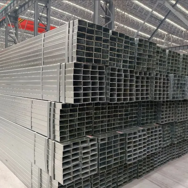 China Manufacturer High Anti-Rust Galvanized Square Pipe Hot Dipped Galvanized Rectangular Tube With Enough Inventory photo-2