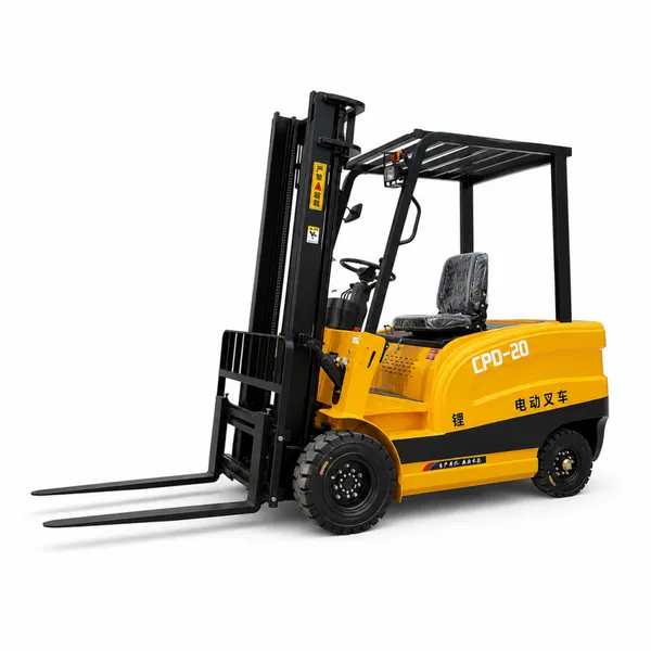 Free Shipping TOHO Electric Forklift 2 Ton 3000mm Lifting Height Offroad/Rough Terrain Battery 4 Wheel Montacargas Sale