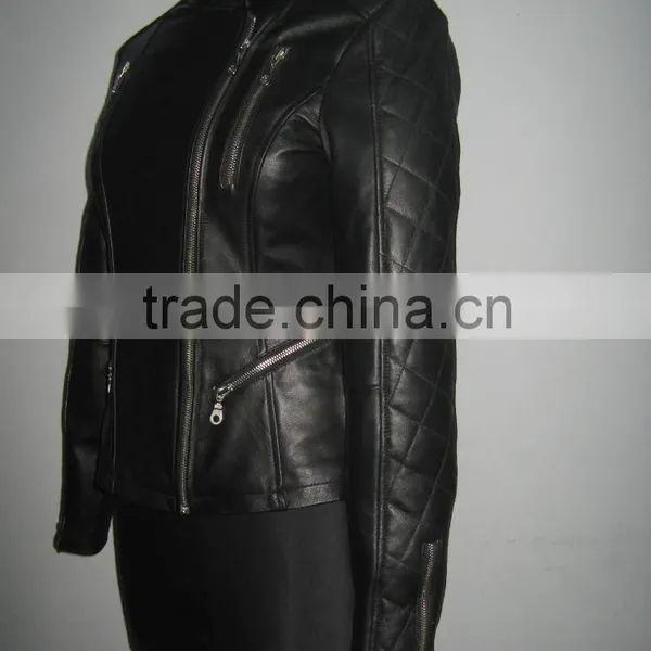 Stylish Genuine Leather Jackets Black Sheep Nappa photo-3