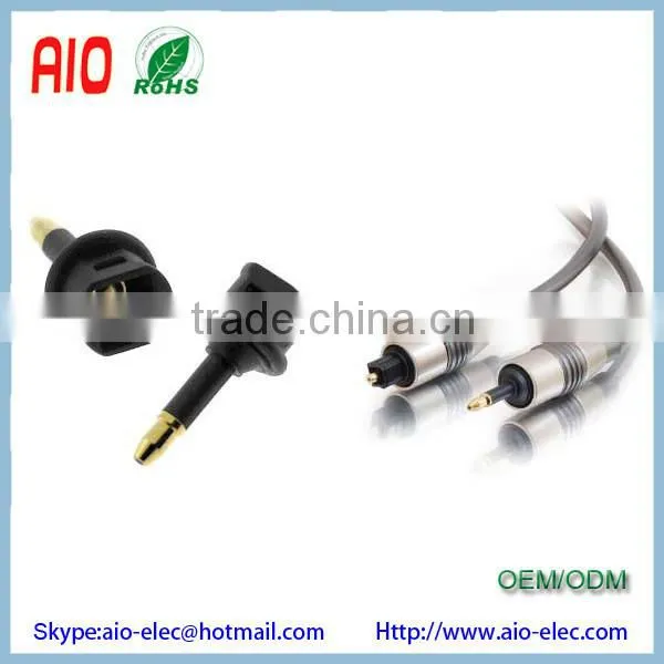 JIS-F05 Toslink to 3.5mm Mini Toslink Adapter Optical Mini Male to Toslink Female Converts Toslink Jack to Mini Toslink Plug photo-2