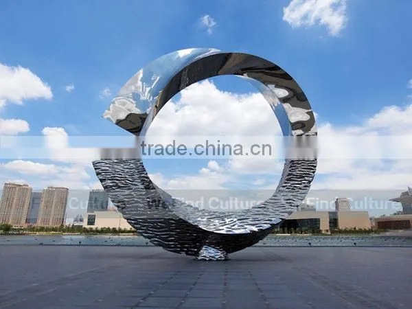 Outdoor Large Modern Abstract Metal Sculpture photo-2