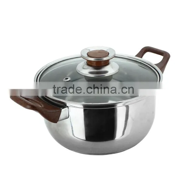 Capsule Bottom Pots and Pans Mirror And Sand Polish For Stainless Steel 8 Piece Cookwares Set photo-3
