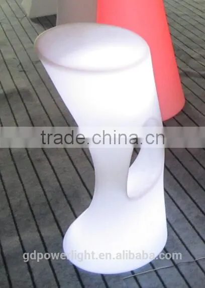 New PE Plastic Bar Stool With LED Light & Remote Control YXF-3884 photo-5