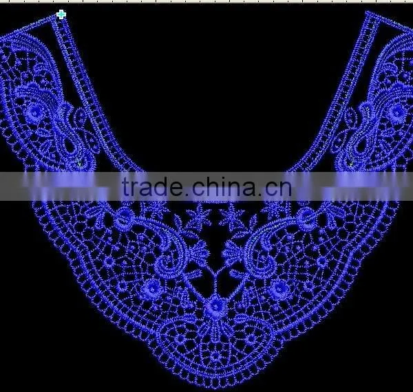2016 Customizable New Cotton Kurta Neck Designs With Lace photo-3