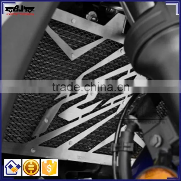 BJ-RG-YA004 Stainless Steel 304 Motorcycle Black Radiator Guards Cover Grille for Yamaha Yzf R3 2015 2016 photo-4