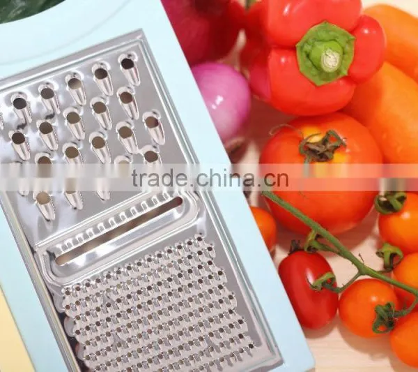 S/S+ABS 12.6*12.6*2.7 High Quality Kitchen Multifunctional Slicer Graters/manual Vegetable&fruit Slicer Grater photo-2