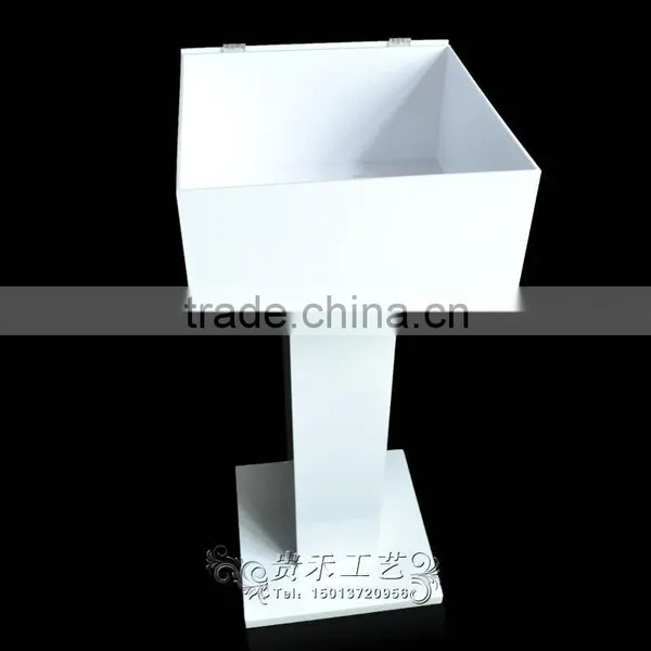 GH-RJ002 Shenzhen Guihe Factory Direct Sale Acrylic Donation Boxes With Locks/customized Donation Boxes photo-4