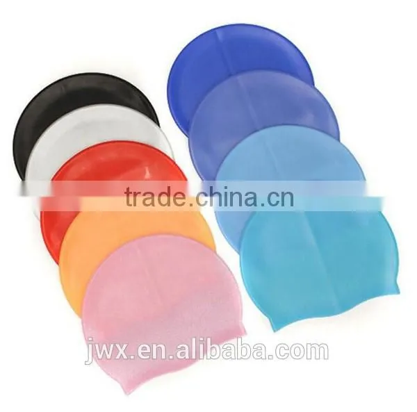 Elastic Silicone Swim Cap Protects Your Hair Comfortable Silicone Cap photo-5